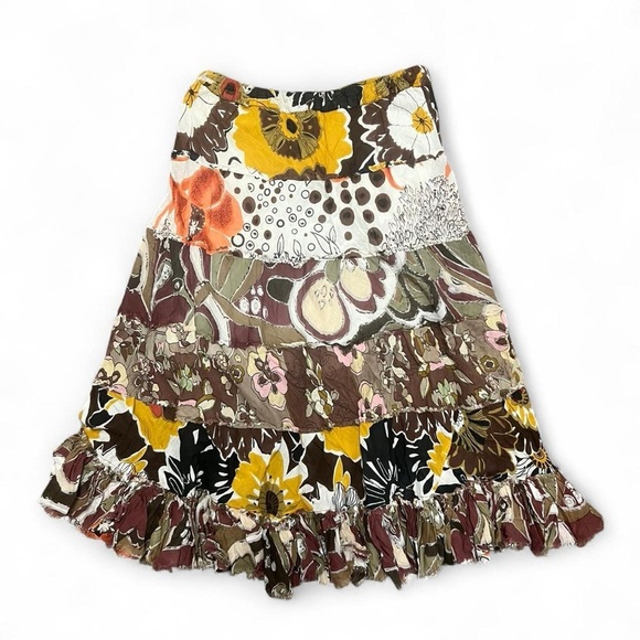 Derek Heart Floral Layered Skirt Size Small - Picture 1 of 5